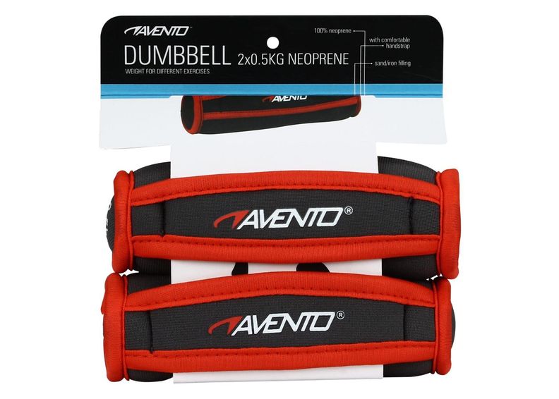 Käsipainot 2 x 0,5 kg Avento kuvasuurennos