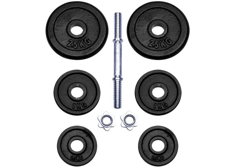 Käsipainotanko 10Kg Avento kuvasuurennos