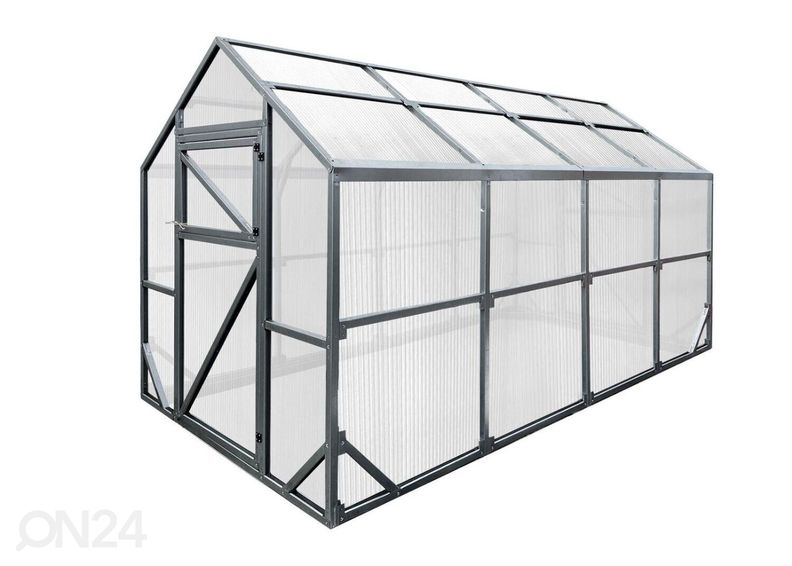 Kasvihuone Klassik, 4 mm, 2,5x4 m kuvasuurennos