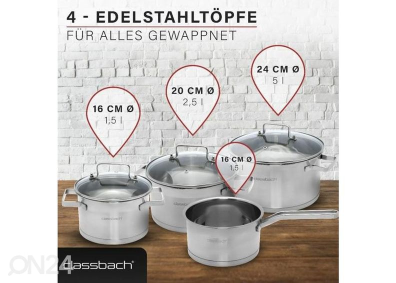 Kattilasarja Classbach CKTS4016 kuvasuurennos