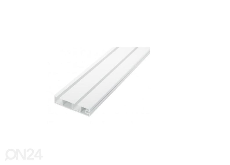 Kattokisko 2-rivinen 250 cm, valkoinen kuvasuurennos