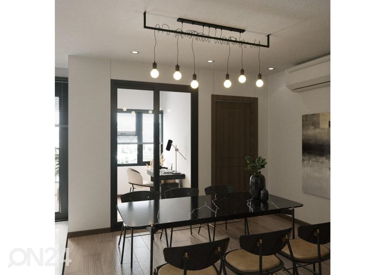 Kattokruunu Salamanca 6, musta kuvasuurennos