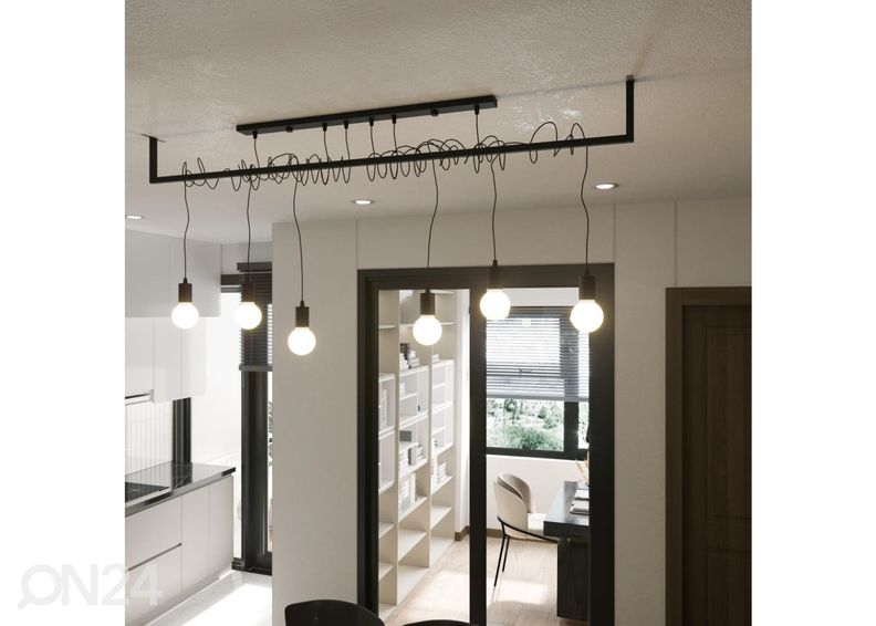 Kattokruunu Salamanca 6, musta kuvasuurennos