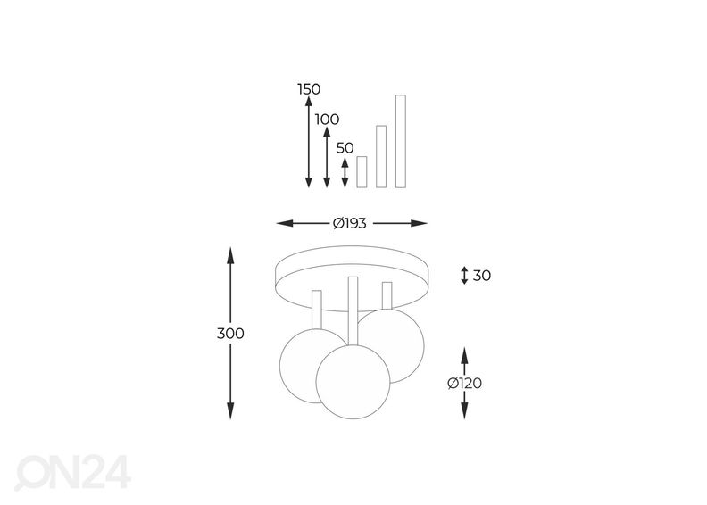 Kattovalaisin Ali 3 kuvasuurennos