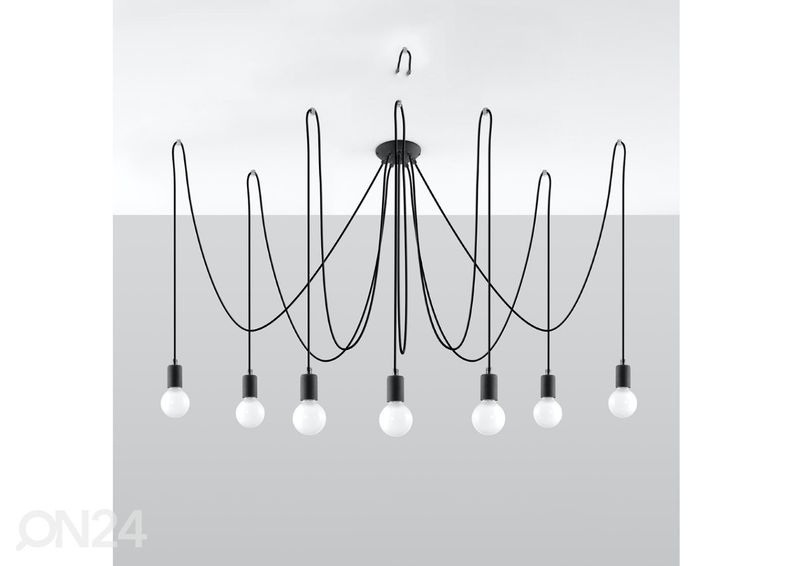 Kattovalaisin Edison 7, musta kuvasuurennos