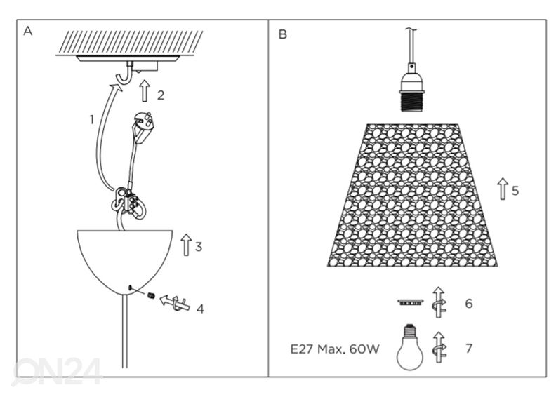 Kattovalaisin Lila kuvasuurennos