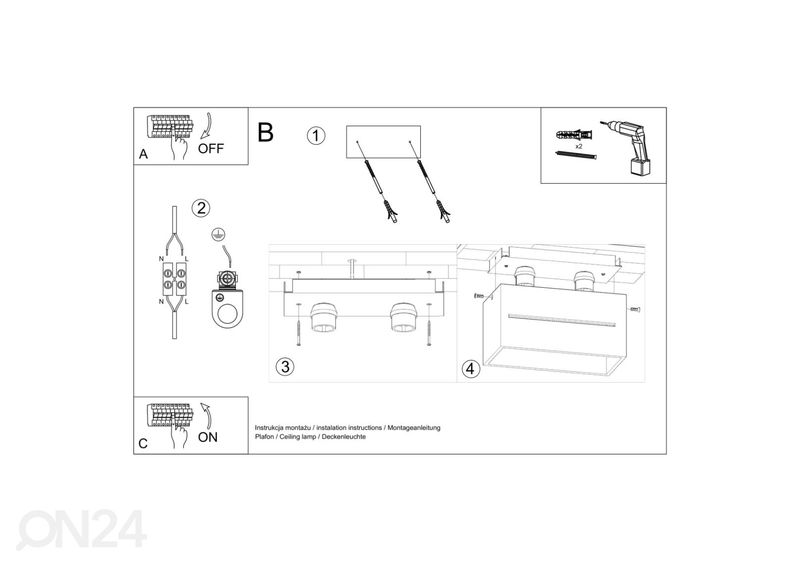 Kattovalaisin Lobo 2, musta kuvasuurennos