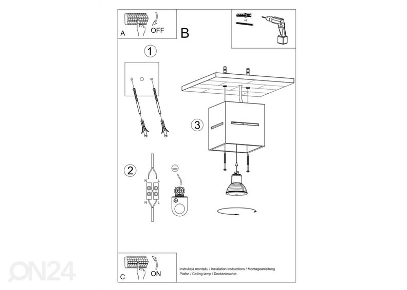 Kattovalaisin Lobo, harmaa kuvasuurennos