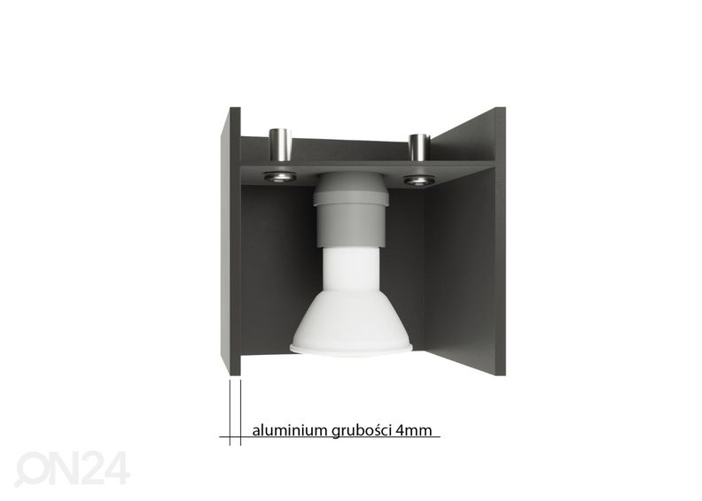 Kattovalaisin Lobo, musta kuvasuurennos