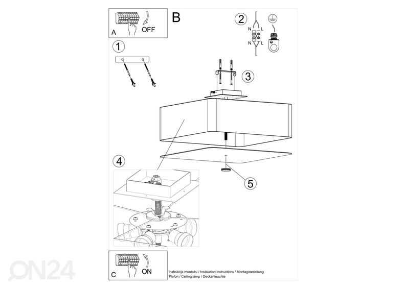 Kattovalaisin Lokko 55, musta kuvasuurennos