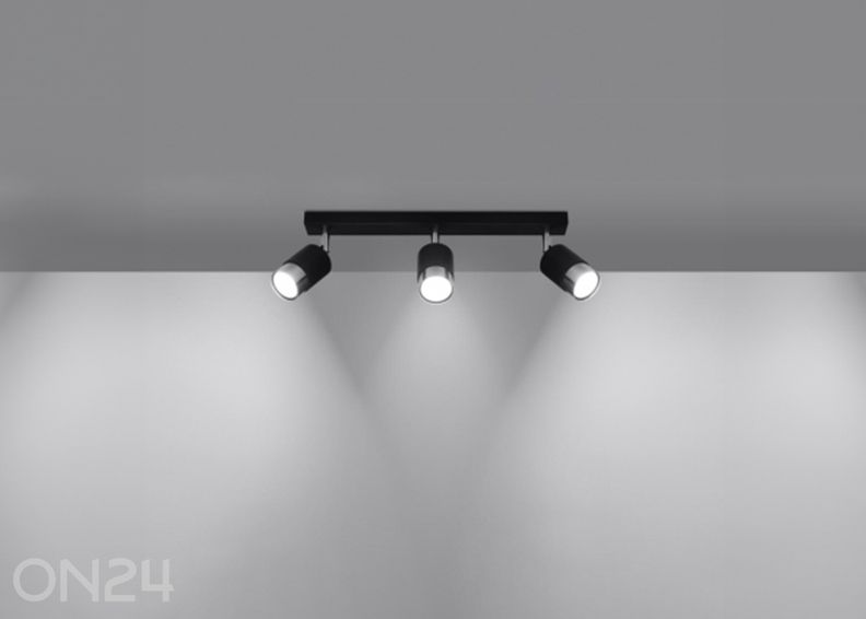 Kattovalaisin Nero 3, musta / kromi kuvasuurennos