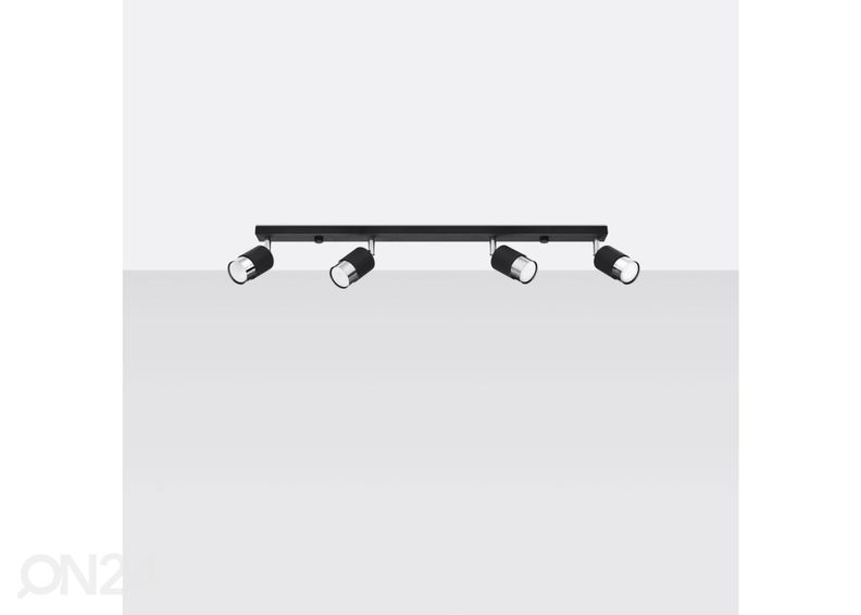 Kattovalaisin Nero 4, musta / kromi kuvasuurennos