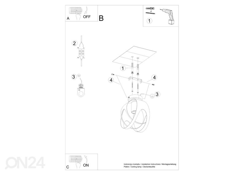 Kattovalaisin Tulos, valkoinen kuvasuurennos