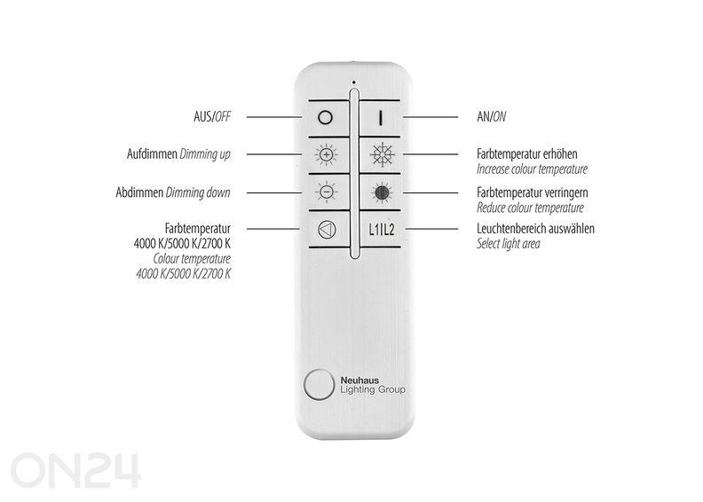 Kattovalaisin Vertigo LED kaukosäätimellä kuvasuurennos