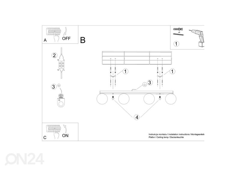 Kattovalaisin Yoli 4 kuvasuurennos