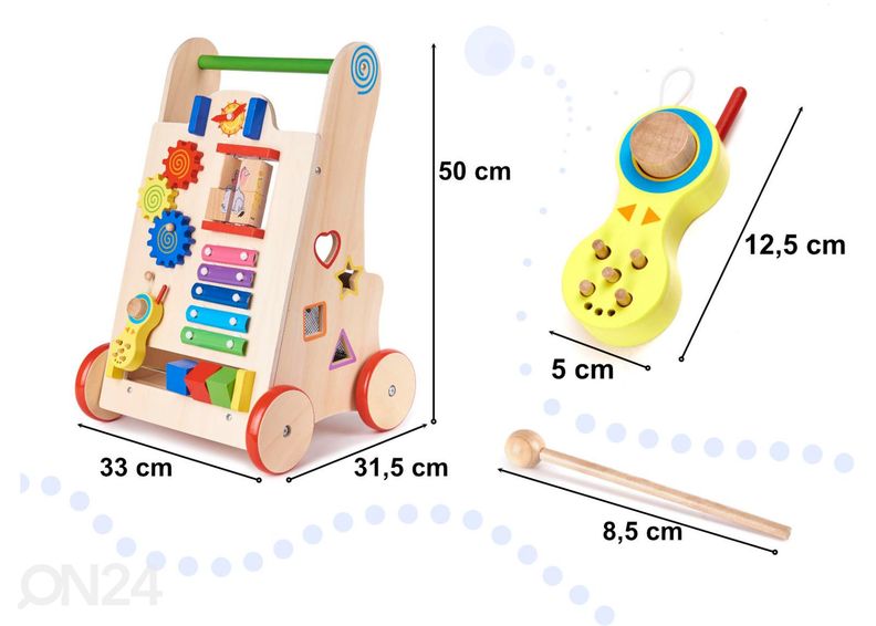 Kävelytuki / motoriikkakeskus kuvasuurennos
