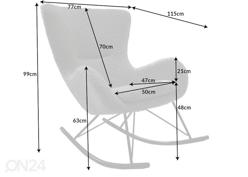 Keinutuoli Scandinavia kuvasuurennos