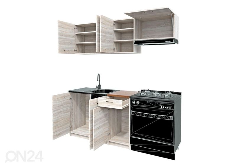 Keittiö 180 cm kuvasuurennos