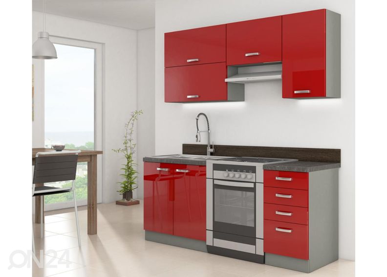 Keittiö 180 cm + työtaso kuvasuurennos