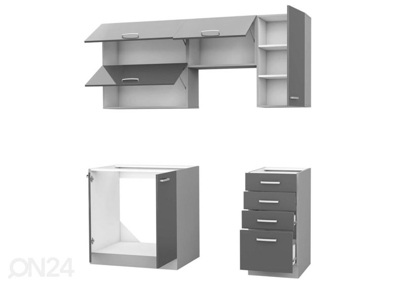 Keittiö 180 cm + työtaso kuvasuurennos