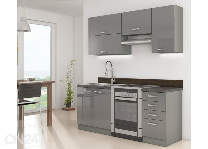 Keittiö 180 cm + työtaso kuvasuurennos