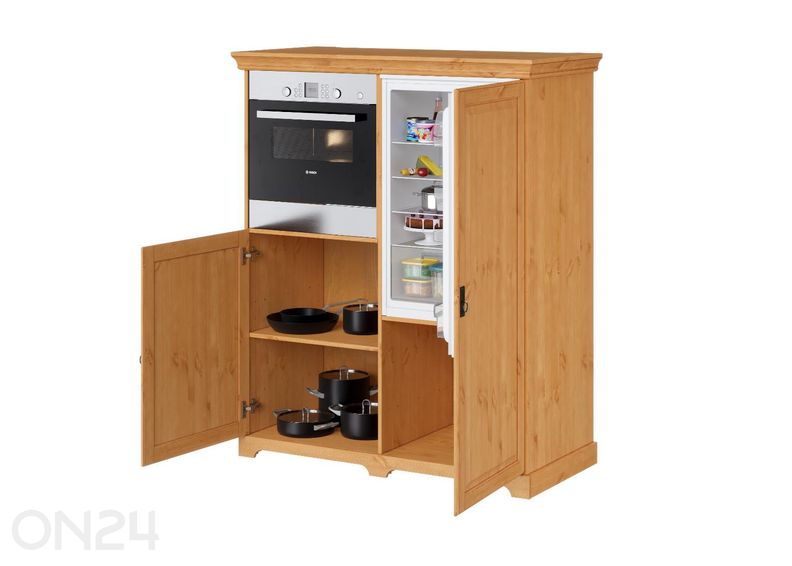 Keittiökaappi Ruegen integroitavalle uunille ja jääkaapille kuvasuurennos