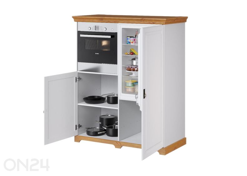Keittiökaappi Ruegen integroitavalle uunille ja jääkaapille kuvasuurennos