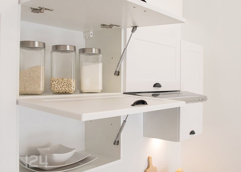 Keittiökalusteet Adeele 240 cm + LED kuvasuurennos