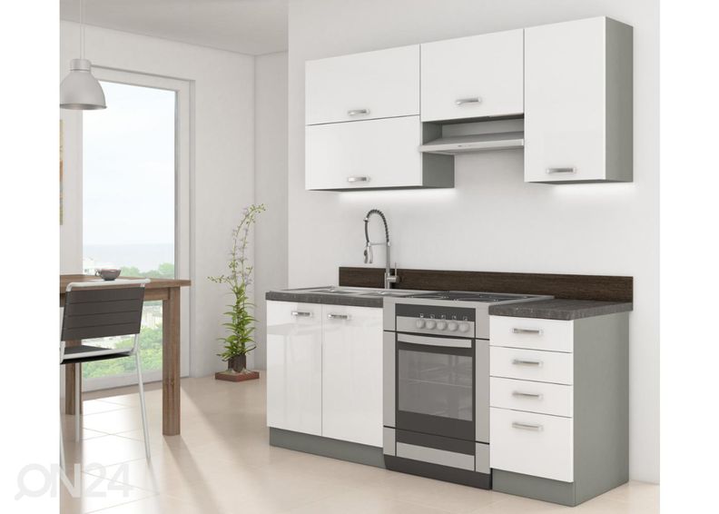 Keittiökalusteet Karmen 180 cm + työtaso kuvasuurennos