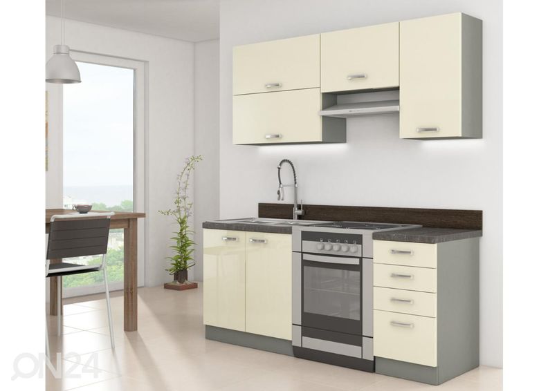 Keittiökalusteet Karmen 180 cm + työtaso kuvasuurennos