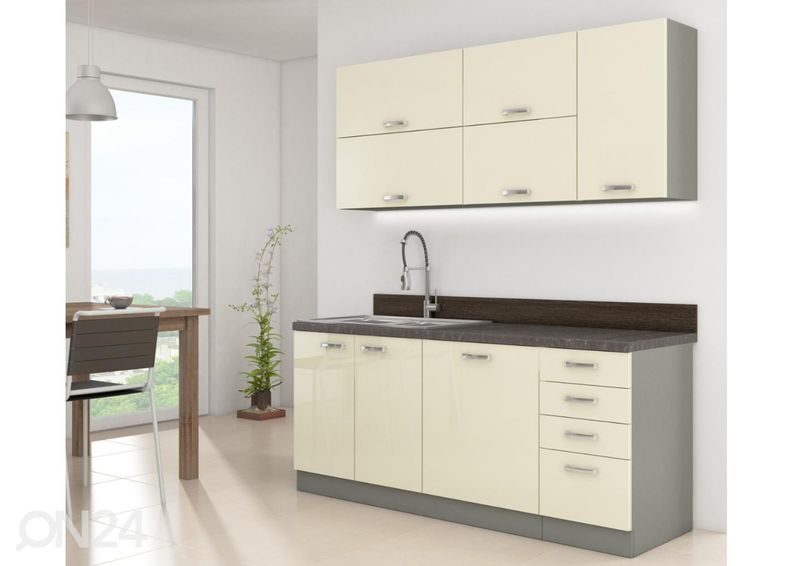 Keittiökalusteet Karmen 180 cm + työtaso kuvasuurennos
