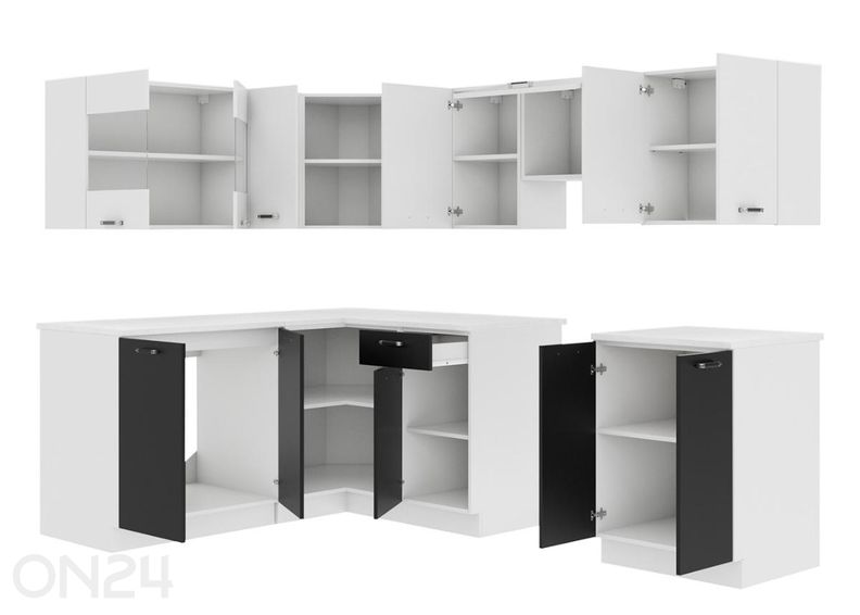 Keittiökalusteet Omega III + LED kuvasuurennos
