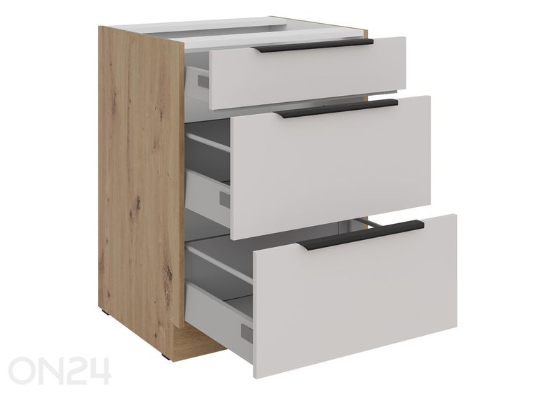 Keittiökalusteet Solea II 330 cm + LED kuvasuurennos