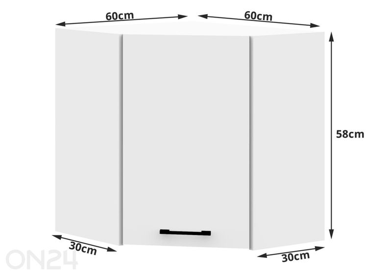 Keittiökalusteet Visby 270/300 cm kuvasuurennos