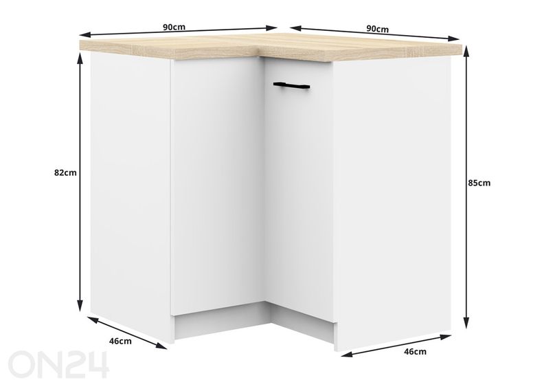 Keittiökalusteet Visby 270/300 cm kuvasuurennos