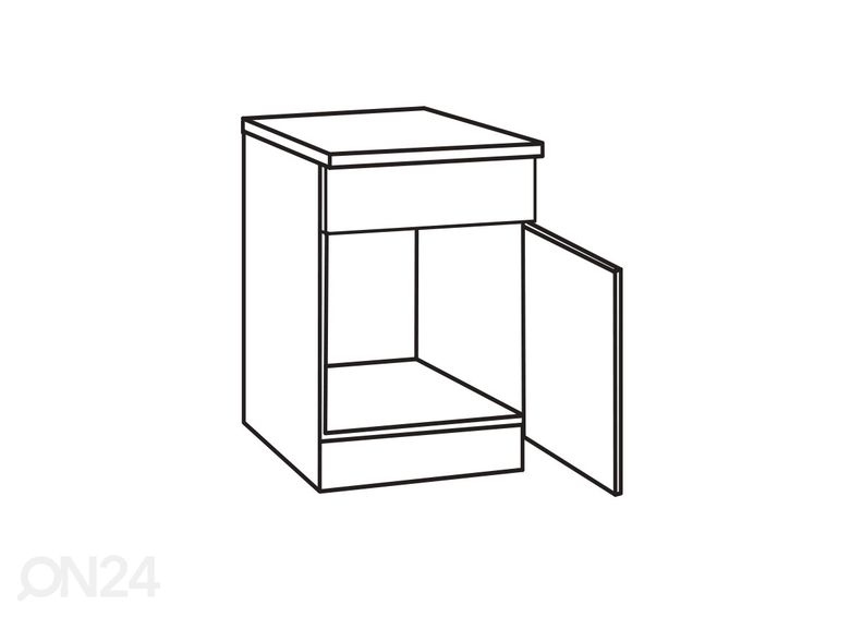 Keittiön alakaappi Elba 60 cm kuvasuurennos