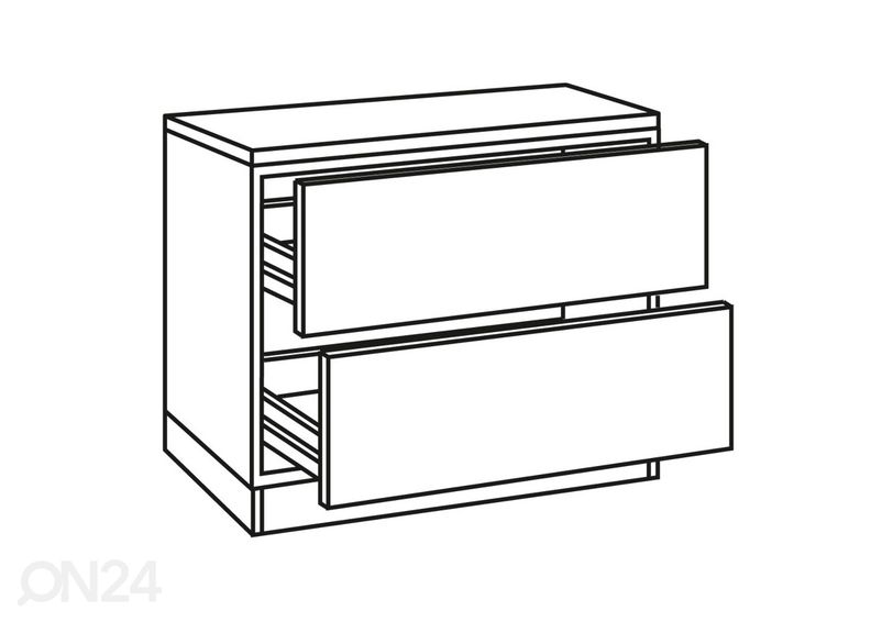 Keittiön alakaappi Oslo 100 cm kuvasuurennos