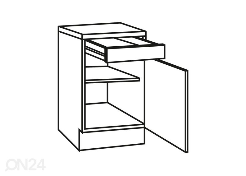 Keittiön alakaappi Oslo 60 cm kuvasuurennos