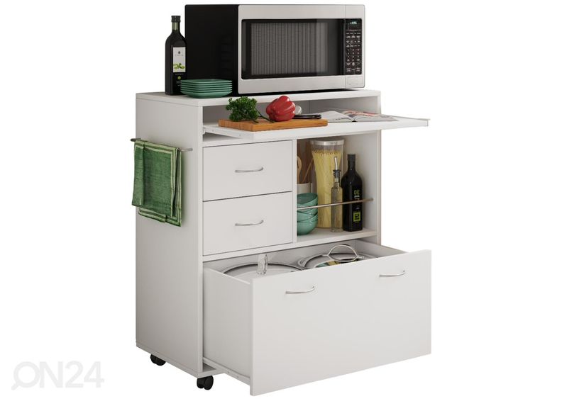 Keittiön kaappi pyörillä Kicha kuvasuurennos