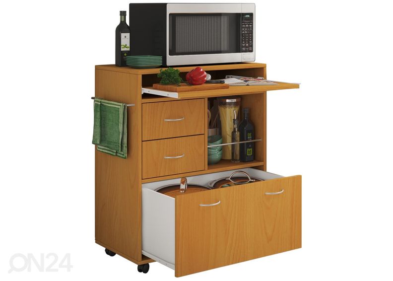 Keittiön kaappi pyörillä Kicha kuvasuurennos