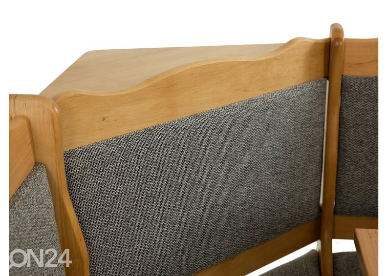 Keittiön kulmapenkki ja pöytä kuvasuurennos