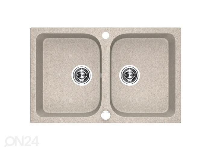 Keittiön pesuallas Laveo graniittia Celia 2:lla altaalla kuvasuurennos