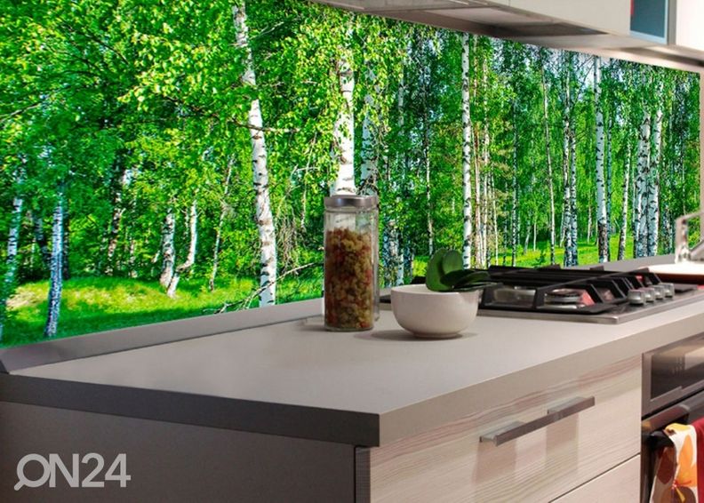 Keittiön välitila Birch Grow 260x60 cm kuvasuurennos