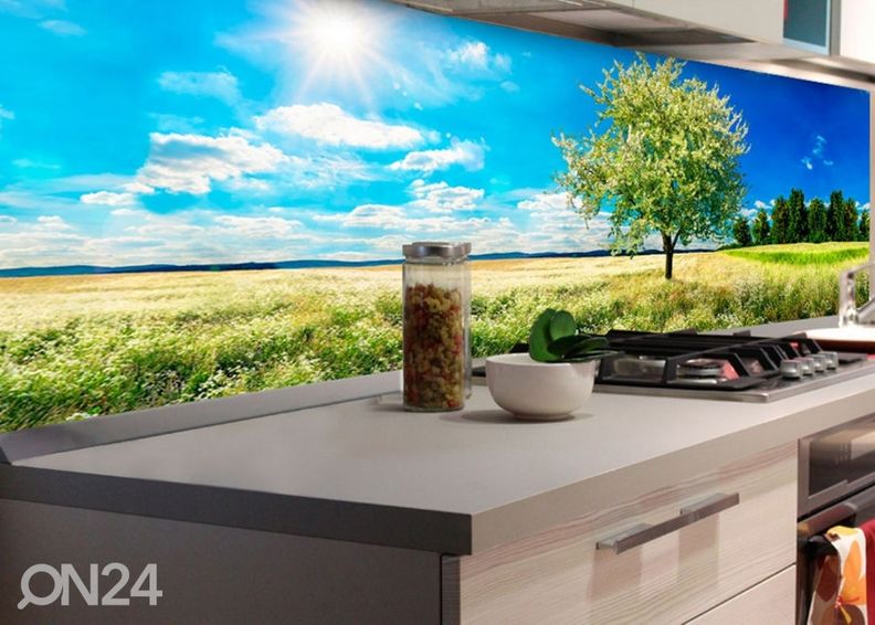 Keittiön välitila Blossom Tree 180x60 cm kuvasuurennos