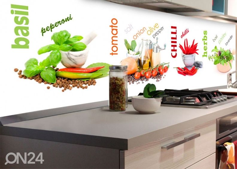 Keittiön välitila Spice 180x60 cm kuvasuurennos