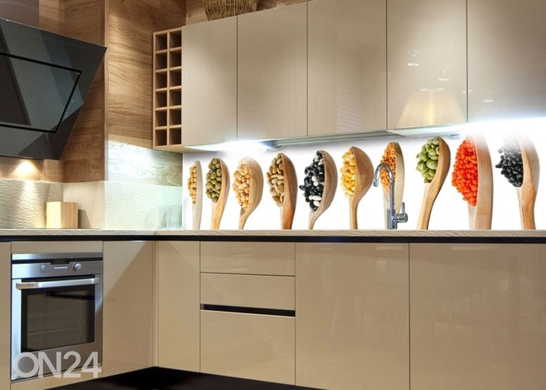 Keittiön välitila Spoons 180x60 cm kuvasuurennos