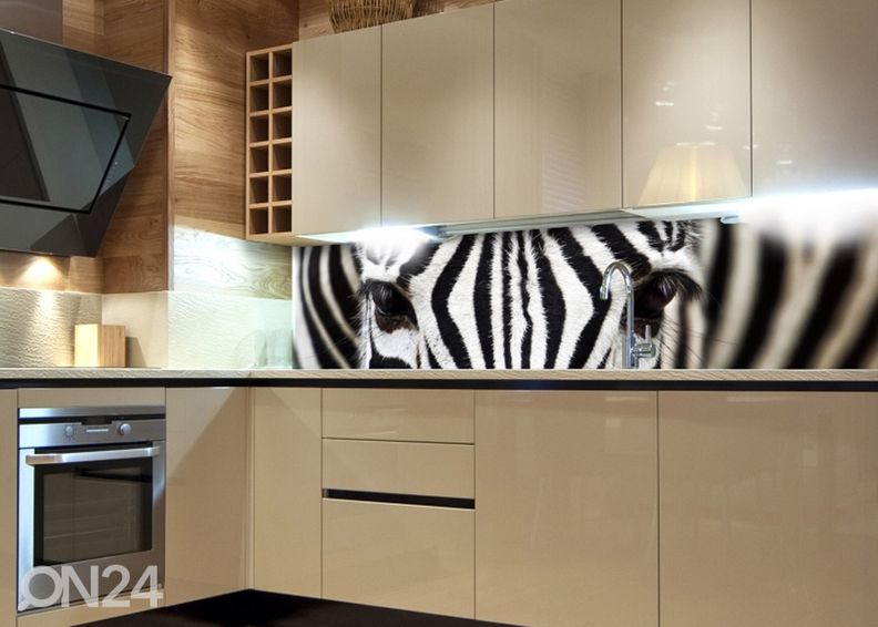 Keittiön välitila Zebra 260x60 cm kuvasuurennos