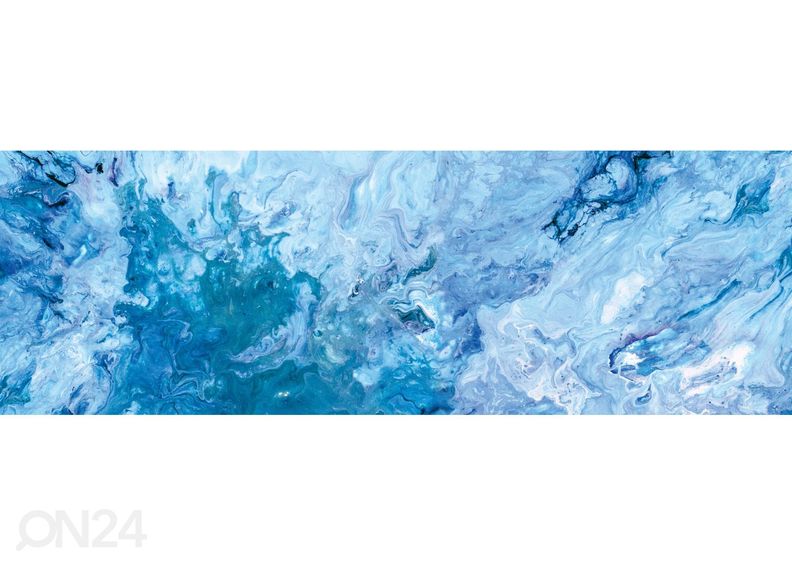 Keittiön välitilan tapetti Ocean storm effect 180x60 cm kuvasuurennos