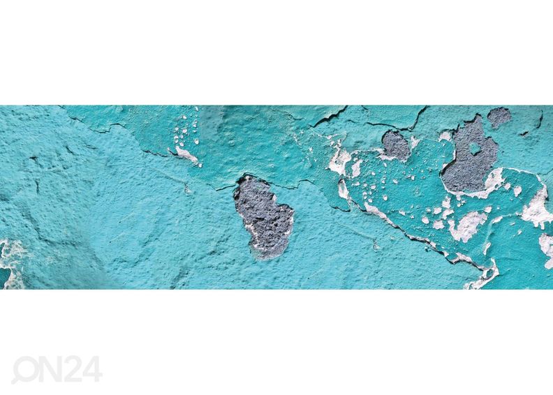 Keittiön välitilan tapetti Urban pattern with peeling paint 180x60 cm kuvasuurennos