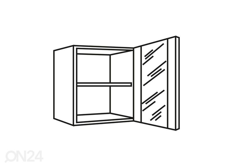 Keittiön yläkaappi Oslo 50 cm kuvasuurennos